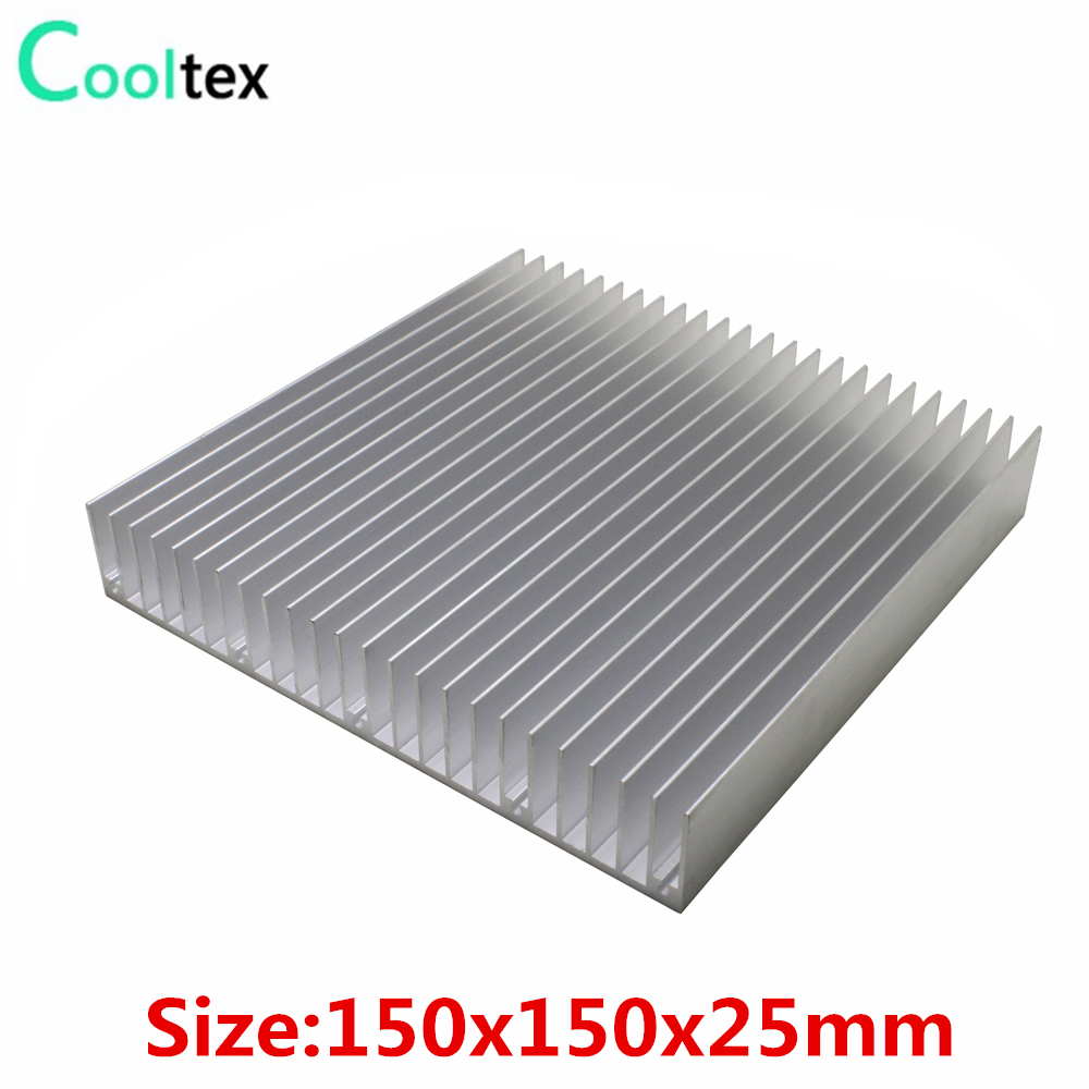 Diy Electronics Circuits - 150x150x25mm DIY Aluminum HeatSink Heat Sink