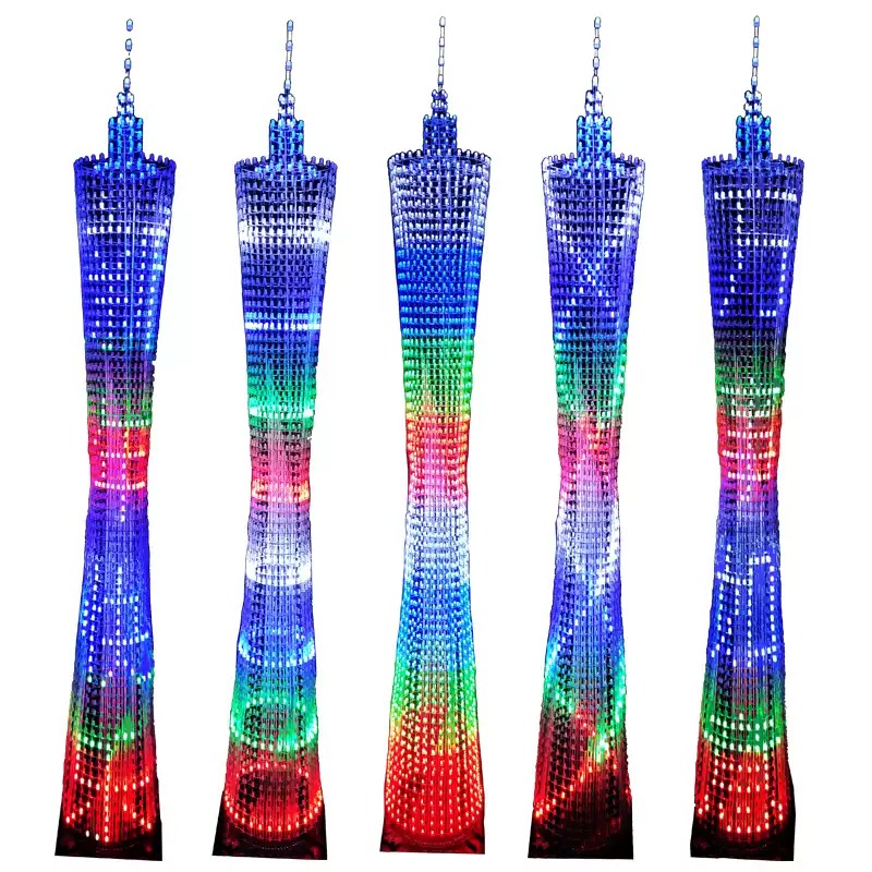 Diy Electronics Gadget - 64 Layers Canton Tower DIY Electronic