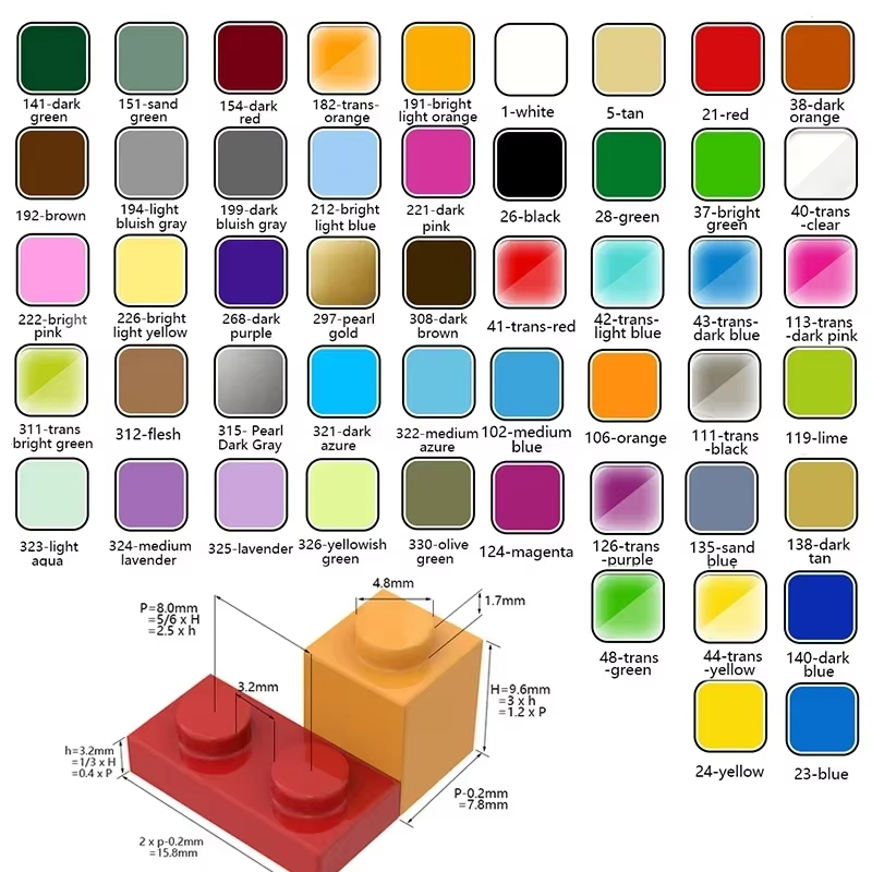 100PCS MOC 2420 Plate 2x2 Buil - Diy Electronics Ideas review and price