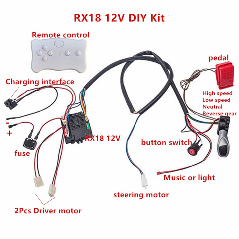 Child electric car DIY modifie - Diy Electronics Button review and price