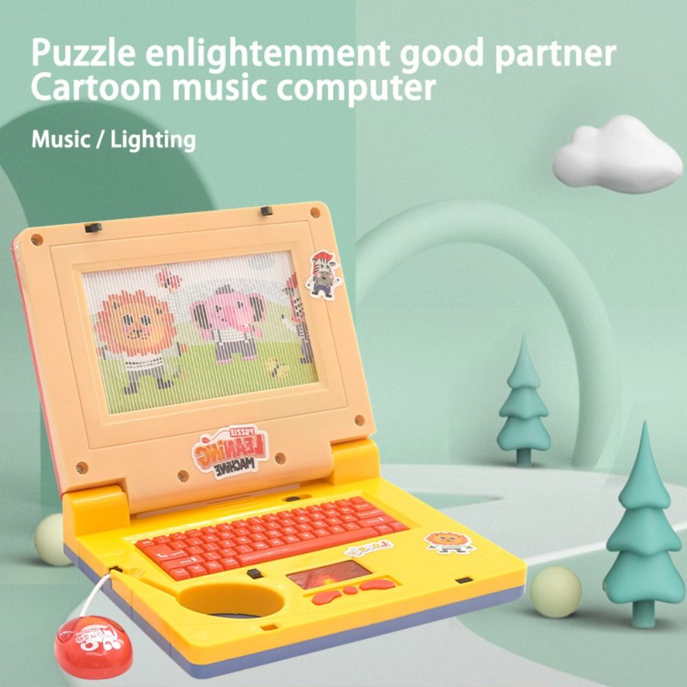 1 Set LED Kids Learning Laptop - Diy Electronics Music review and price