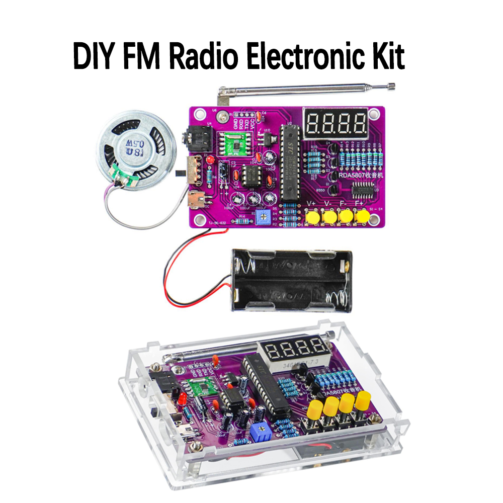 DIY FM Radio Electronic Kit 87 - Diy Electronics Project review and price