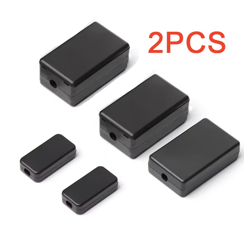 2PCS Plastic Waterproof Black  - Diy Box Electronics Mall review and price