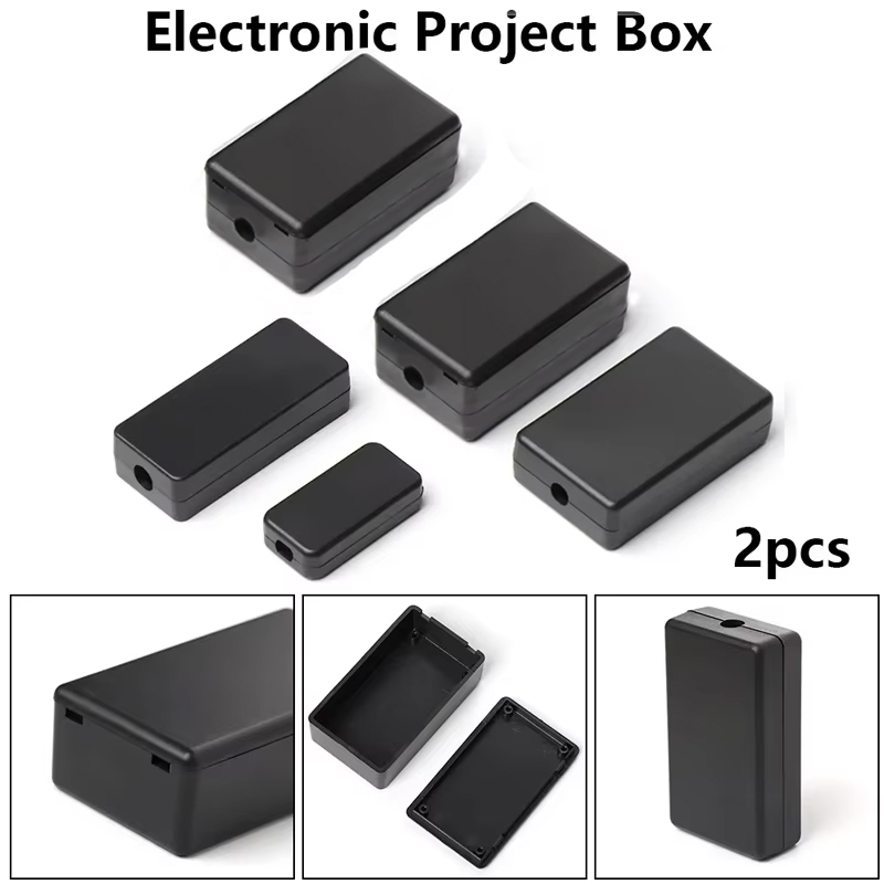 2PCS Plastic Waterproof Black  - Diy Box Electronics Mall review and price