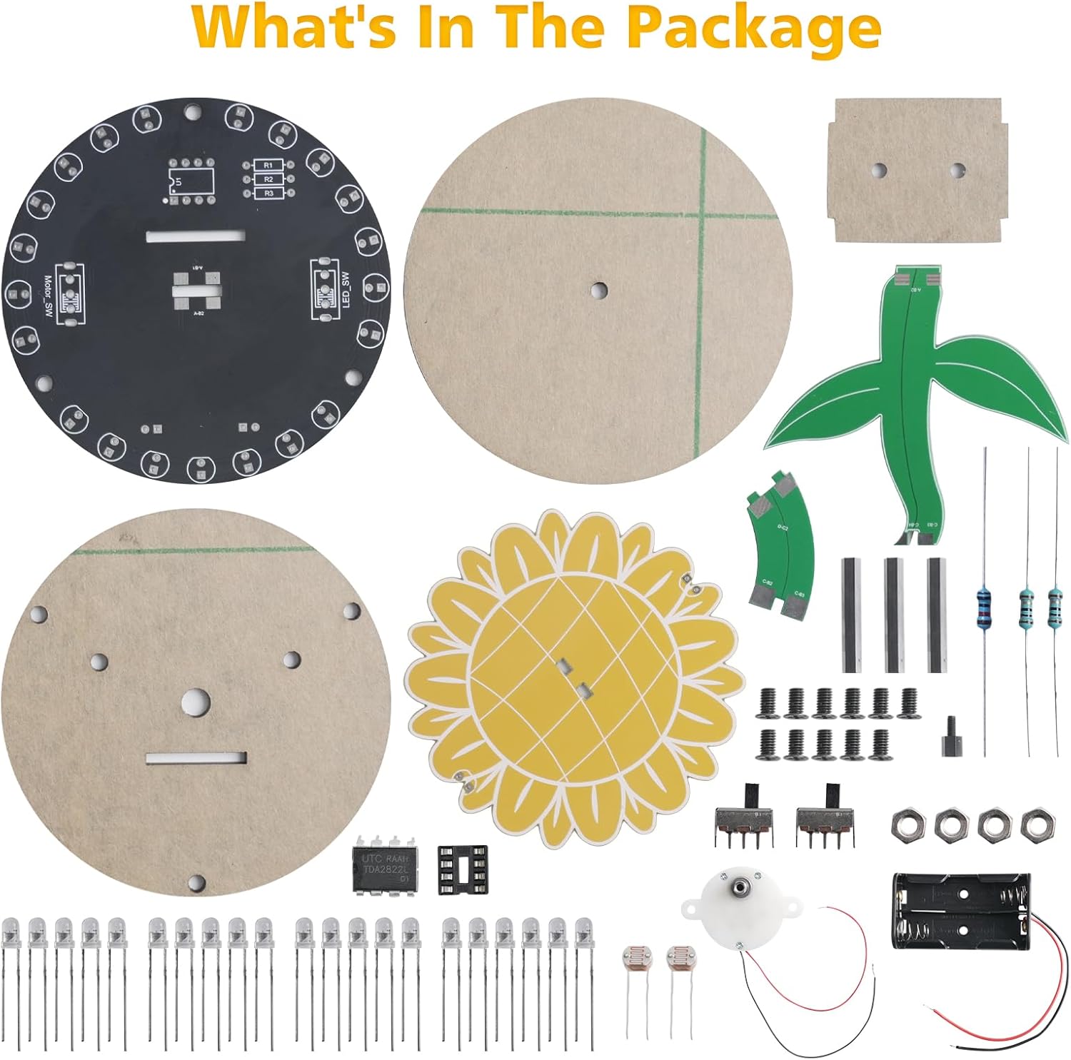 Light Chasing Sunflower Solder - Diy Electronics Ideas review and price