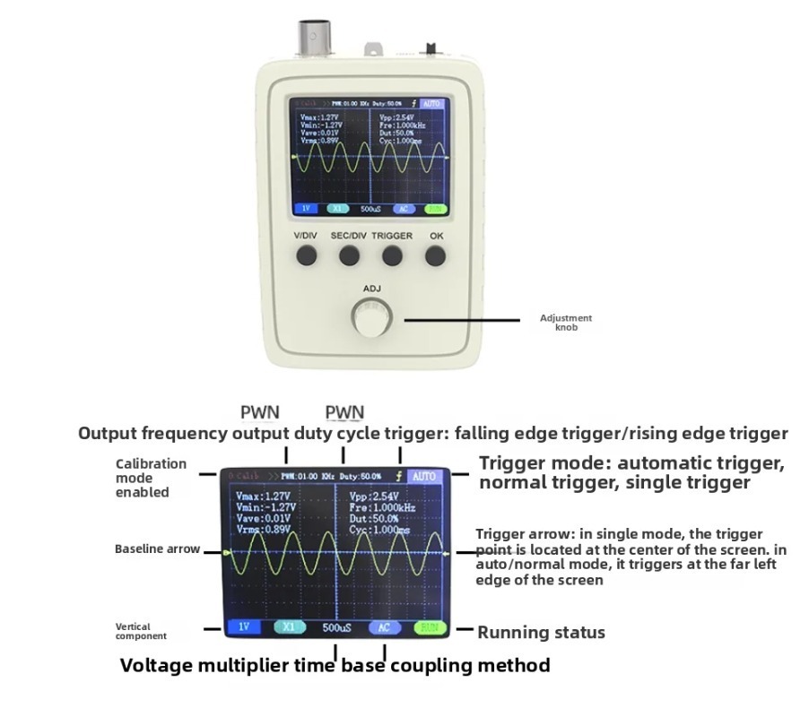 Digital Oscilloscope DIY Assem - Diy Electronics Circuits review and price