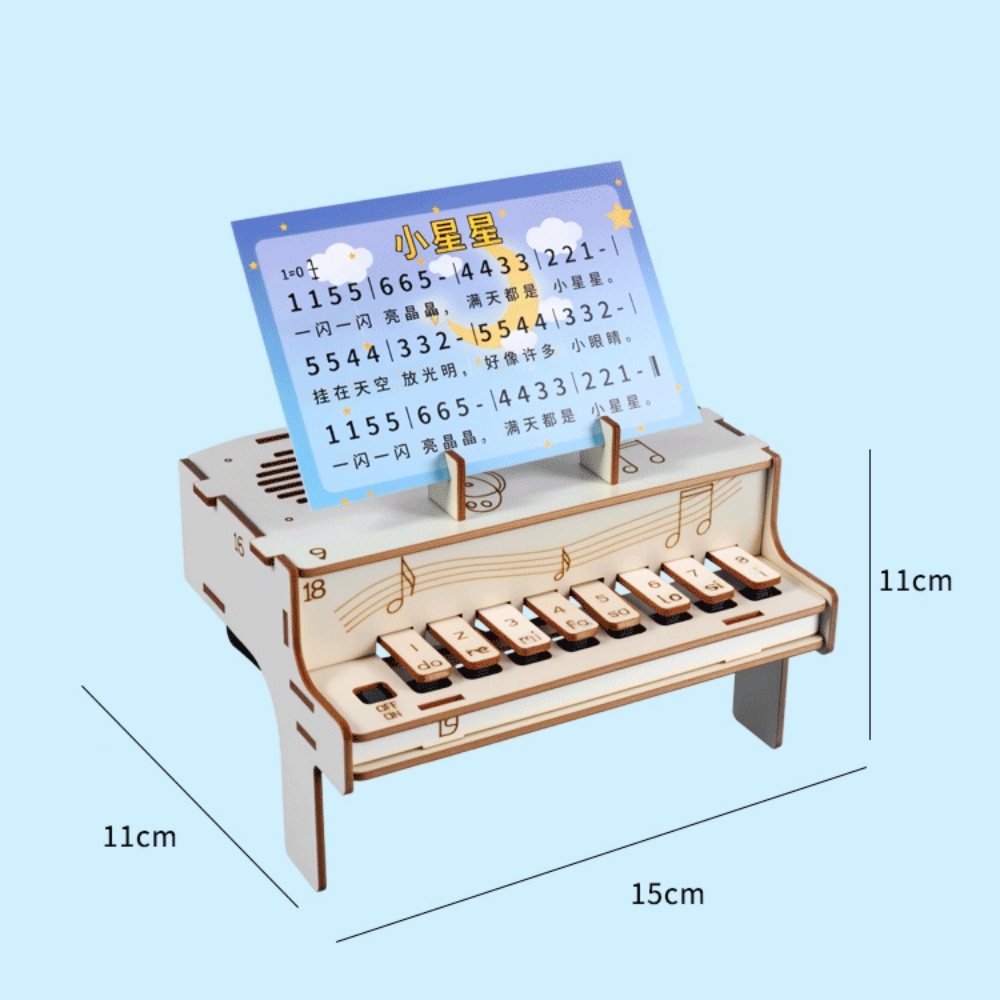 DIY Wooden Electronic Piano Mo - Diy Electronics Gadget review and price