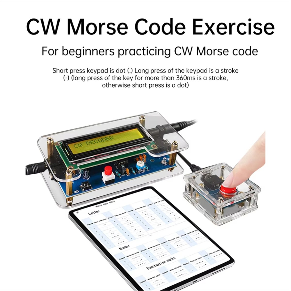 HDL DC9V CW Morse Code Decoder - Diy Electronics Circuits review and price