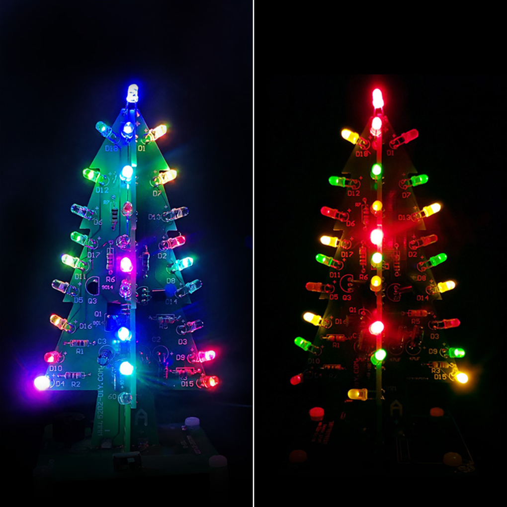 LED Colorful Christmas Tree DI - Diy Electronics Circuits review and price