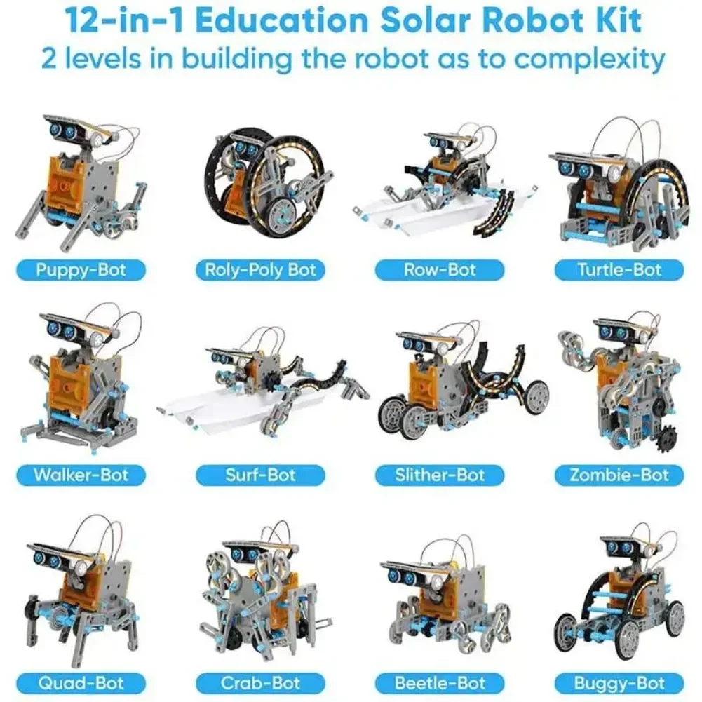 13 in 1 Solar Powered Robot Sc - Diy Electronics Project review and price